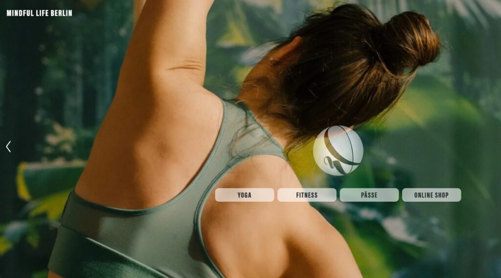 Screenshot Mindfullife Berlin Homepage